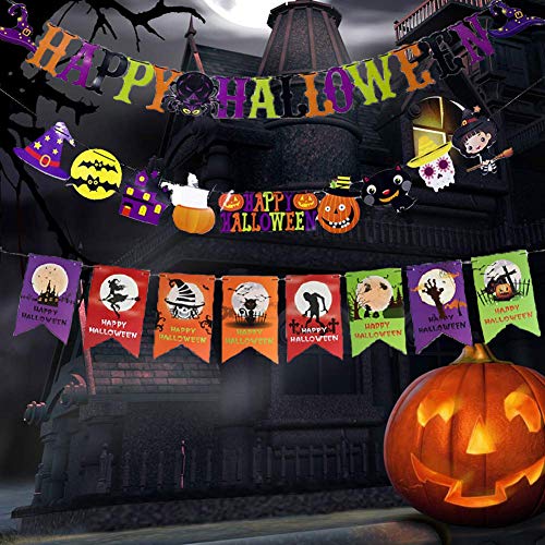 Lady of Luck Good Sister Halloween Bandiera di Decorazioni Festa di Halloween per Party Festival Decorazioni di Halloween ...