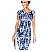 Produktbild Elecenty Damen Knielang Kleider Bandage Bodycon Minikleid Frauen Kurzarm Mode Kleid Kleidung Rundhals A-Linie Partykleid Rundhals Cocktailkleider Pencil Sommerkleid (M, Blau)