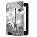 Produktbild Beste Kindle Zubehör !! Beisoug Für Amazon Kindle Paperwhite 2018 Flip Smart Cute Muster PU + Ledertasche