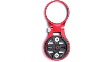 Neuocean Adattatore per Tappo Superiore Bici Regolabile per Attacco Manubrio Bici per Garmin Computer Edge 25 130 200 500 510 520 800 810 820 1000 1030 (Rosso)