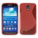 Produktbild PhoneNatic Case für Samsung Galaxy S4 Active Hülle Silikon rot S-Style Cover Galaxy S4 Active Tasche + 2 Schutzfolien