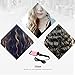 Temperature Adjustable LCD Display 3 Barrels Ceramic Wave Curling Wand Iron 25mm with Water Wave Ripples Perm Styling