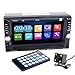 Produktbild 6,6 Zoll Doppel DIN Auto Universal MP5 Player Multimedia Radio mit Fernbedienung HD Touchscreen Unterstützung Bluetooth / Audio Video Format / AUX Eingang / USB / TF Karte / Rückfahrkamera Eingang