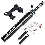 YZCX Mini Pompa per Bicicletta 150PSI / 10.5bar Alta Pressione Bici Pompa Adatta Presta & Schrader (Valvola Reversibile) per BMX Mountain e Bici da Strada, Palloni da Basket e da Calcio, con Pneumatici Kit di Riparazione