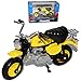 Produktbild Welly Honda Monkey Gelb 1/18 Modell Motorrad mit individiuellem Wunschkennzeichen