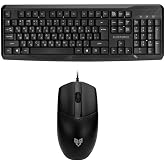 Blueforce KM-03 USB Kablolu Klavye Mouse Set T&uuml;rk&ccedil;e Q Siyah | Ergonomik Tasarım,USB Bağlantı, Sayısal Tuşlu Klavye, Optik Mou