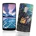 Produktbild XiaoXiMi Lenovo Vibe X3 Lite/Lenovo A7010 Hülle Gel Gummi Silikon Schutzhülle für Lenovo Vibe X3 Lite/Lenovo A7010 Soft TPU Silicone Case Cover Weiche Flexible Schale Schlanke Glatte Tasche Ultra Dünne Leichte Etui Kratzfeste Stoßfeste Handyhülle mit Einzigartiges Design Muster - Eule Ölgemälde