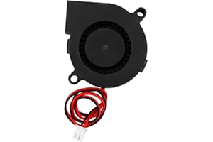 LAZMIN112 Wentylator do drukarki 3D, Richer-R DC 12 / 24V 50 * 15mm Wentylator promieniowy dmuchawy Turbofan Zestaw chłodnicy (12 V)