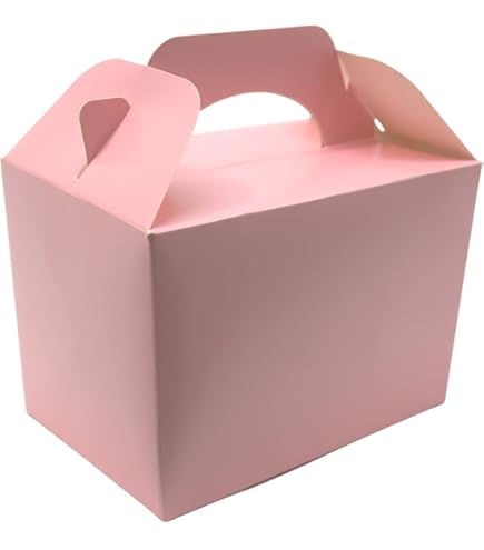 Coloured Party Boxes For Children Kids Food Loot Lunch Gift Birthday