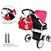 Bebamour Original Floral Designer Diaper Tote Bags Nappy Changing Bag (Leopard)