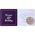 60th BIRTHDAY GIFT 1965 LUCKY SIXPENCE PRESENT CELEBRATION BIRTH YEAR Unique gift for Dad Mum and friends -2025 The Sixpence Seller (suitable for birthdays from 1st Jan 2025)