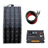 LCD Solar Panel Battery Charge Controller, eine Taste zum Ein- und Ausschalten der Last, Temperaturkompensation (mit externem Temperatursensor), DC12V- und USB 5V-Aufladung für DC-Lampe und Telefon.