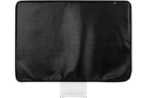 Growalleter iMac Abdeckung 24 Zoll, Staubschutz für 2021 Apple iMac 24", "Schwarz", "Kunstleder