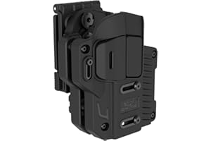 OMITAC Funda táctica universal con clip para cinturón, funda OWB para más de 200 pistolas más populares de tamaño completo, compactas y semiautomáticas