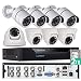 Produktbild Lonnky 8CH 1080p Überwachungssystem mit 8 x1080p Full HD Außen Metall Überwachungskamera Set +2TB Professionale Festplatte, Indoor/Outdoor, Wasserdicht, Bewegungsmelder, Smartphone & Mac Fernzugriff