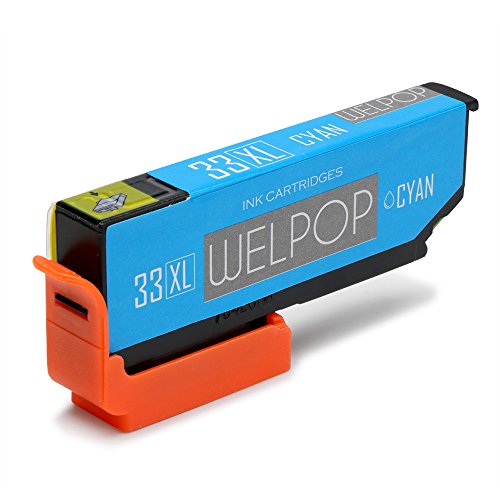 WELPOP 33XL Kompatibel Ersatz für Epson 33 Druckerpatronen, (2 Schwarz,1 Foto-schwarz,1 Blau,1 Rot,1 Gelb), Hoher Reichweite Kompatibel mit Epson Expression Premium XP-530 XP-540 XP-630 XP-635 XP-640 XP-645 XP-830 XP-900 Drucker - 4