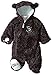 Pumpkin Patch  Fur All in One Footies, Red (Licorice), 0-3 Months