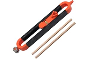 FANGZHE Contour Gauge, 1 Irregular Shape Duplicator and 2 Pencils, Contour Gauge with Lock, Precise Contour Gauge, for DIY Handyman, Construction, Carpet, Tile Laying, Precisely Copy Irregular Shape