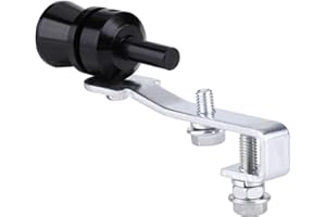 EATBUY Sound Simulator Whistle - Car Turbo Sound Silencieux d'échappement Silencieux Auto Blow-off Valve Simulator Sound Whistle Silencieux d'échappement pour voitures Noir (M)
