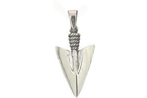Kiss of Leather Ciondolo a forma di freccia in argento sterling 925 n. 357