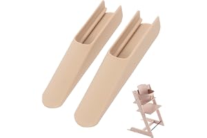 TAKONE Set med 2 stycken förlängningssladd för Tripp Trapp, kompatibel med Stokke Tripp Trapp-tillbehör, säker flytningssats