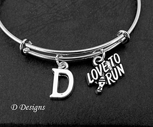 Runners Bangle Stainless Steel Personalised