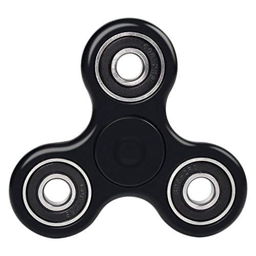 Oummit Fidget Hand Spinner Decompression Toys For Child and Adult Anti-anxiety Ideal for relaxing and concentrating. (Black02)