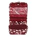 Imported Toiletry Bag Portable Storage Waterproof Travel Hanging Bag Red Wine RS.630.00
