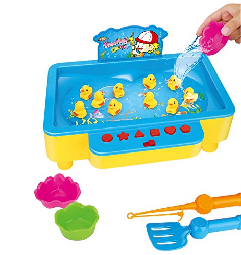 Preisvergleich Produktbild Brigamo Enten angeln Wasserspielzeug, Angelspiel, Kinderspiel für 2 Spieler
