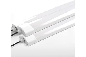 ‎TOBETER 3 Stück LED Feuchtraumleuchte 150cm, 42W LED Röhre Feuchtraumlampe, IP65 Wasserfest TONFFI Leuchtstoffröhre Komplett für Keller Werkstatt Garage Warenhaus Bad Büro, Kaltweiß 5000K