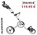 Produktbild ALUMINIUM Golftrolley -STT410- mit 3 Rädern + Schirmhalter + Accessoire-Box ..... statt 159,95 € nur 119,95 €