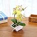Produktbild SISHUINIANHUA Simulation Künstliche Blume Schmetterling Orchidee Home Office Geschenk Desktop Lebensechte Topfpflanzen Fotografie Requisiten Ornament Handwerk,E