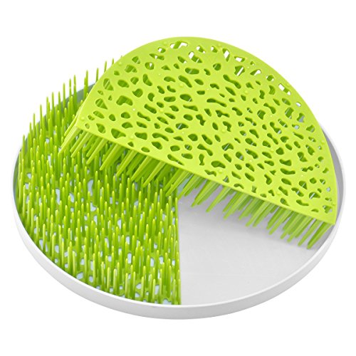 Cozyswan Trockengestell Trockenständer für Baby Flaschen und Flaschenzubehör Flaschentrockner Abtropfständer Grass Grün - 4