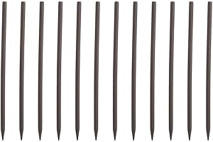 Minkissy - Pasadores de pelo de madera de sándalo, 12 unidades de palillos japoneses hechos a mano