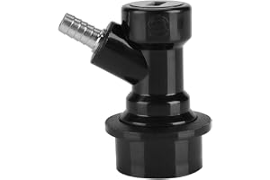 Stainless Steel Carbonation Cap with Lock Disconnect for Homebrewing