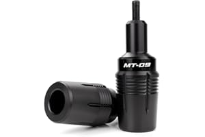 LLIDFONK Para Yamaha MT09 MT 09 MT-09 SP 2021-2025, accesorios de motocicleta protección contra caídas protección contra choques marco deslizante mt09 protección antichoque (negro)