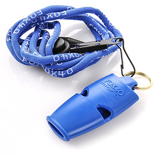 Preisvergleich Produktbild Fox 40 Micro Whistle Lanyard For Referee-Safety Alert-Rescue-Dog-Outdoor Blue