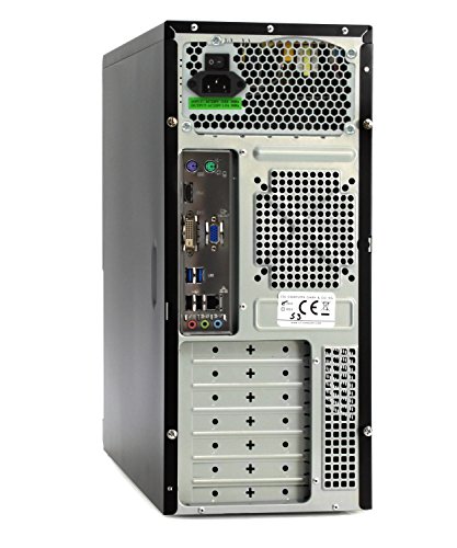 CSL Sprint Vision D10030X inkl. Windows 10 – AMD A8-6600K APU 4x 3900 MHz, 16 GB RAM, 1000 GB HDD, Radeon HD 8570D, DVD-RW, USB 3.1, 24″ ASUS LED TFT, Windows 10 - 5