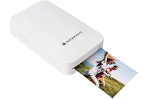 AGFAPHOTO AGFA Photo - Realipix Mini P - Imprimante Photo Format 5,3 x 8,6 cm Via Bluetooth - Sublimation Thermique 4Pass