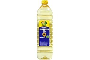 Tropical Sun Sunflower Oil 1l (Pack of 1)|Great for Cooking, Baking, Frying, Salads & Sauces