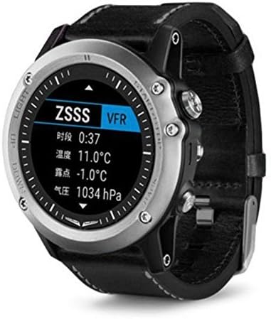 Garmin Fenix 3 Watch Band,Ykunjade Soft Luxury Genuine Leather Strap Replacement Watch Band With Tool Kits For Garmin Fenix 3-Black