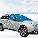 Produktbild Autumn Love Winter Verdickte Auto Windschutzscheibe Schutz mit Elastik und Haken zu verhindern UV Wind Regen Schnee Eis, Ist fast universell für jedes Auto und SUV - Blau