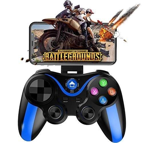 Preisvergleich Produktbild Yughb Mobile Gamecontroller, Mobile Gamepad-Controller, Tastenbelegung Gaming-Joysticks Auslöser for PUBG / Überlebensregeln & mehr Schießen Kampf-Rennspiel, for 4-6-Zoll-Android-iOS-Telefon