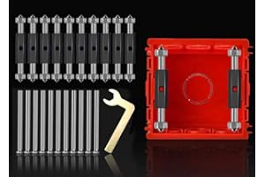 ZOREI Kit de reparación de caja eléctrica 503, 10 unidades, altura ajustable de 48 mm a 58 mm, lineal