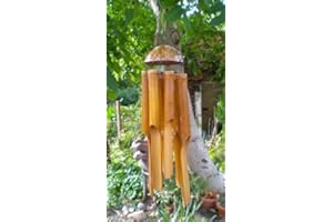 ONE WORLD IS ENOUGH Extra Large Fair Trade Bamboo Wind Chime from Bali