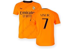 Real Madrid Vini Jr. 24/25 Season Away Jersey Adult XL Officially Licensed Replica