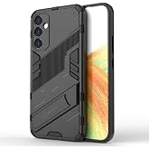 Microcase Samsung Galaxy A54 Matrix Serisi Armor Standlı Perfect Koruma Kılıf - Siyah AL3416