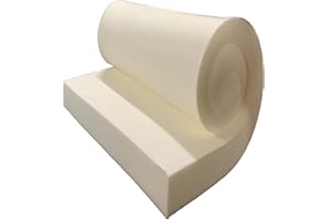 GoTo Foam 10.16 cm la taille x 60.96 cm vaste x 182.88 cm longueur 44ILD (entreprise) Tapisserie d'ameublement