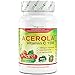 Produktbild Acerola Vitamin C 1500, 70 vegane Kapseln, 1500mg Acerola Extrakt pro Tagesportion, Hochdosiert mit 27% (405mg) natürliches Vitamin C, 100% Acerola Kirsche, Keine Zusatzstoffe, Vit4ever
