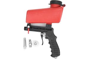 OUMEFAR Pistola per sabbiatura pneumatica per sabbiatura ad Aria compressa Strumento di sabbiatura per sabbiatrice Portatile Piccolo 90PSI per la Produzione di autoveicoli